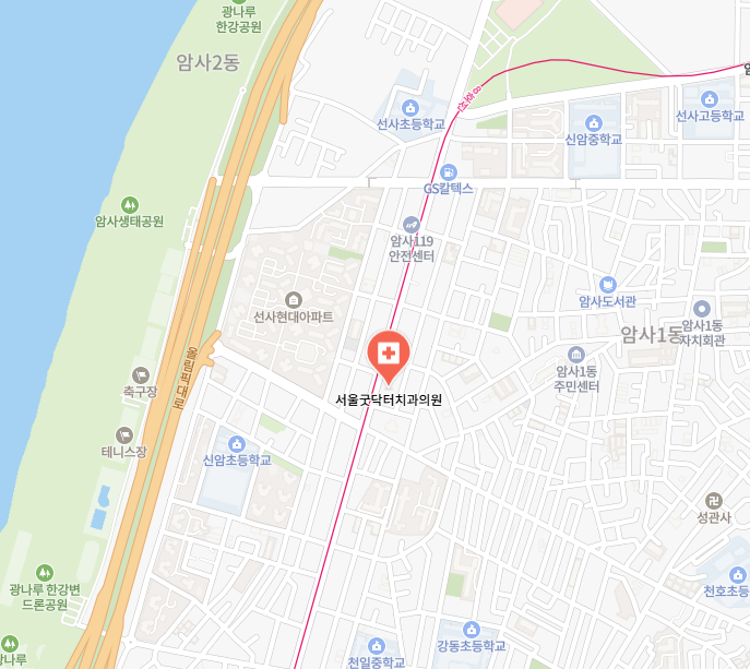 서울굿닥터치과 위치 지도